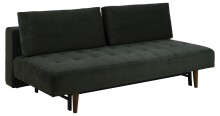 Schlafsofa >Blain< in dunkelgrün, Stoff,...