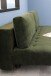 Schlafsofa >Blain< in dunkelgrün, Stoff, Rubberwood - 200x83x105cm (BxHxT)