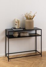 Konsolentisch >Newcastle< in schwarz, Stahl -...