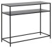 Konsolentisch >Newcastle< in schwarz, Stahl - 100x79x35cm (BxHxT)