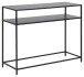 Konsolentisch >Newcastle< in schwarz, Stahl - 100x79x35cm (BxHxT)