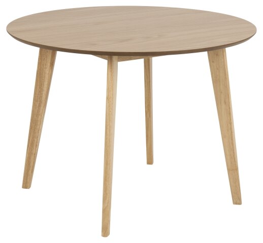 Esstisch >Roxby< in Eiche, MDF, Rubberwood - 76x105cm (HxD)