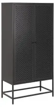 Mehrzweckschrank >Newcastle< in schwarz, Stahl -...