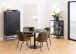 Mehrzweckschrank >Newcastle< in schwarz, Stahl - 80x160x40cm (BxHxT)