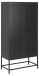 Mehrzweckschrank >Newcastle< in schwarz, Stahl - 80x160x40cm (BxHxT)