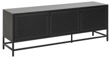 Anrichte >Newcastle< in schwarz, Stahl - 160x60x40cm (BxHxT)