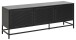 Anrichte >Newcastle< in schwarz, Stahl - 160x60x40cm (BxHxT)