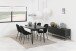 Anrichte >Newcastle< in schwarz, Stahl - 160x60x40cm (BxHxT)