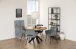 Standregal >Newcastle< in schwarz, Stahl - 69,5x185x30cm (BxHxT)