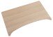 Ansteckplatte >Aston< (2er-Set) in Eiche weiss pigmentiert - 50x1,8x90 (BxHxT)