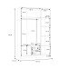 Kleiderschrank >TROYANDA< in Grau / Eiche Dekor - 135,6x210,5x54,5cm (BxHxT)