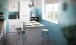Klapptisch >Tavolo< in Artik-Weiß/Beton-Grau - 120x77x35(70cm) (BxHxT)