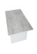 Klapptisch >Tavolo< in Artik-Weiß/Beton-Grau - 120x77x35(70cm) (BxHxT)