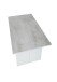 Klapptisch >Tavolo< in Artik-Weiß/Beton-Grau - 120x77x35(70cm) (BxHxT)