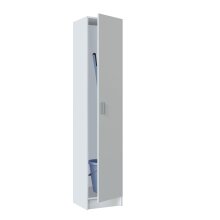 Mehrzweckschrank >Multipurpose< in Weiß - 37x180x37 (BxHxT)