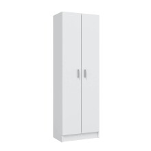 Mehrzweckschrank >Multipurpose< in Weiß - 59x180x37 (BxHxT)