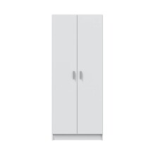 Mehrzweckschrank >Multipurpose< in Weiß - 73x180x37 (BxHxT)