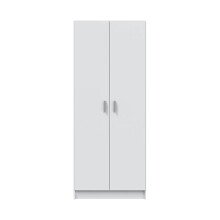 Mehrzweckschrank >Multipurpose< in Weiß - 73x180x37 (BxHxT)