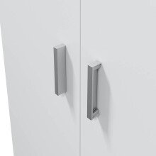 Mehrzweckschrank >Multipurpose< in Weiß - 73x180x37 (BxHxT)