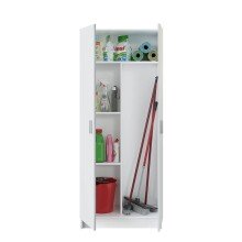 Mehrzweckschrank >Multipurpose< in Weiß - 73x180x37 (BxHxT)