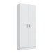 Mehrzweckschrank >Multipurpose< in Weiß - 73x180x37 (BxHxT)