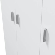 Mehrzweckschrank >Multipurpose< in Weiß - 109x180x37 (BxHxT)