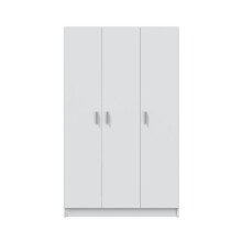 Mehrzweckschrank >Multipurpose< in Weiß - 109x180x37 (BxHxT)