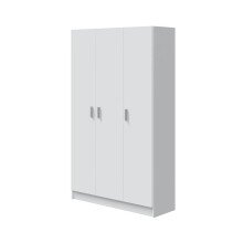 Mehrzweckschrank >Multipurpose< in Weiß - 109x180x37 (BxHxT)