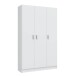 Mehrzweckschrank >Multipurpose< in Weiß - 109x180x37 (BxHxT)