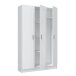 Mehrzweckschrank >Multipurpose< in Weiß - 109x180x37 (BxHxT)