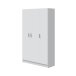 Mehrzweckschrank >Multipurpose< in Weiß - 109x180x37 (BxHxT)