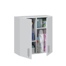 Wandhängeschrank >Multipurpose< in Weiß - 59x60x27 (BxHxT)