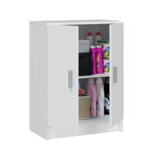 Unterschrank >Multipurpose< in Weiß - 59x80x37 (BxHxT)