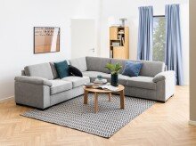 Couchtisch >Maxime< in Eiche, MDF - 42x90cm (HxD)