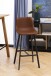 Barhocker >I_Oregon< (2er-Set) in cognac - 46,5x103x50 (BxHxT)