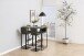Bartisch >Seaford< in schwarz, MDF, Stahl - 120x105x60cm (BxHxT)