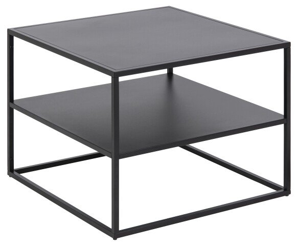 Couchtisch >Newton< in schwarz, Stahl - 60x45x60cm (BxHxT)