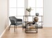 Couchtisch >Newton< in schwarz, Stahl - 60x45x60cm (BxHxT)