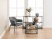 Couchtisch >Newton< in schwarz, Stahl - 60x45x60cm (BxHxT)