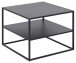 Couchtisch >Newton< in schwarz, Stahl - 60x45x60cm (BxHxT)