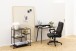 Servierwagen >Newcastle< in schwarz, Stahl - 78x85x40cm (BxHxT)