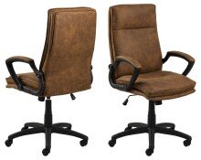 Schreibtischstuhl >Brad< in camel, Polyester, Nylon...