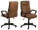 Schreibtischstuhl >Brad< in camel, Polyester, Nylon - 67x115x69,5cm (BxHxT)