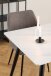 Esstisch >Wicklow< in weiss, Keramik, Stahl - 140x75x80cm (BxHxT)
