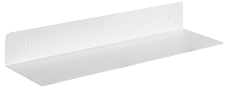 Wandboard >Joliet< in weiss, Stahl - 50x7x15cm (BxHxT)