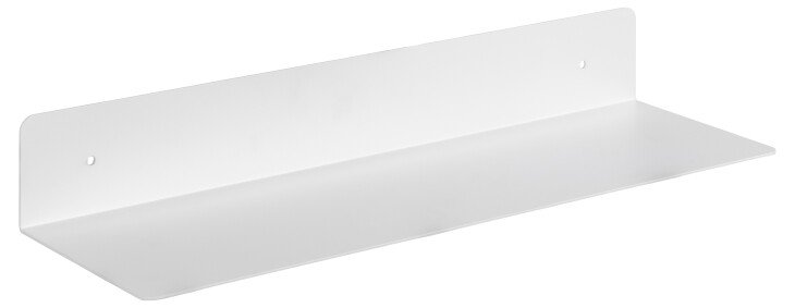 Wandboard >Joliet< in weiss, Stahl - 50x7x15cm (BxHxT)