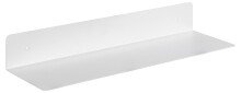 Wandboard >Joliet< in weiss, Stahl - 50x7x15cm (BxHxT)