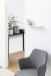 Wandboard >Joliet< in weiss, Stahl - 50x7x15cm (BxHxT)