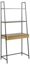 Regal-Schreibtisch >Seaford< in Wildeiche, MDF,...