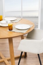 Esstisch >Malika< in Eiche, MDF - 75x120cm (HxD)